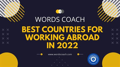 working abroad 2022.
